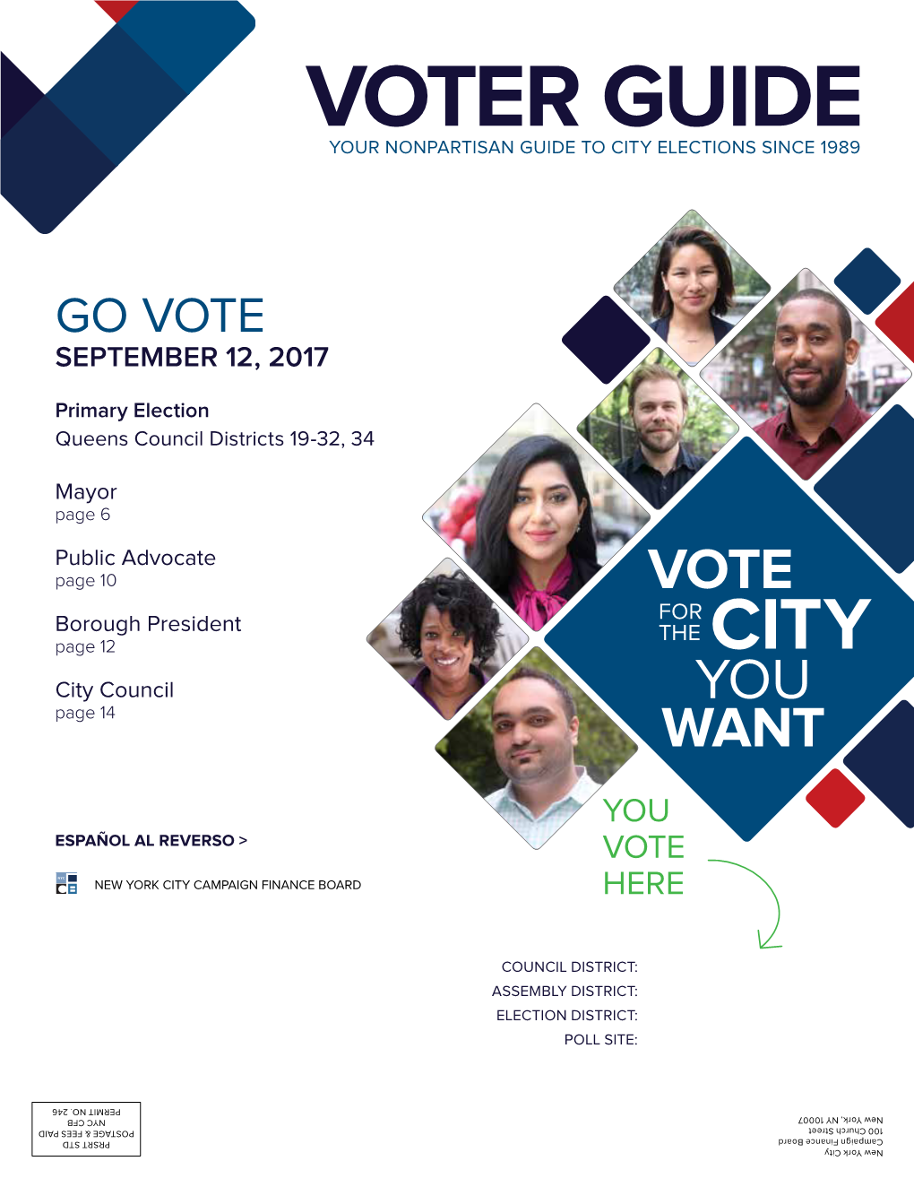 Voter Guide Your Nonpartisan Guide to City Elections Since 1989