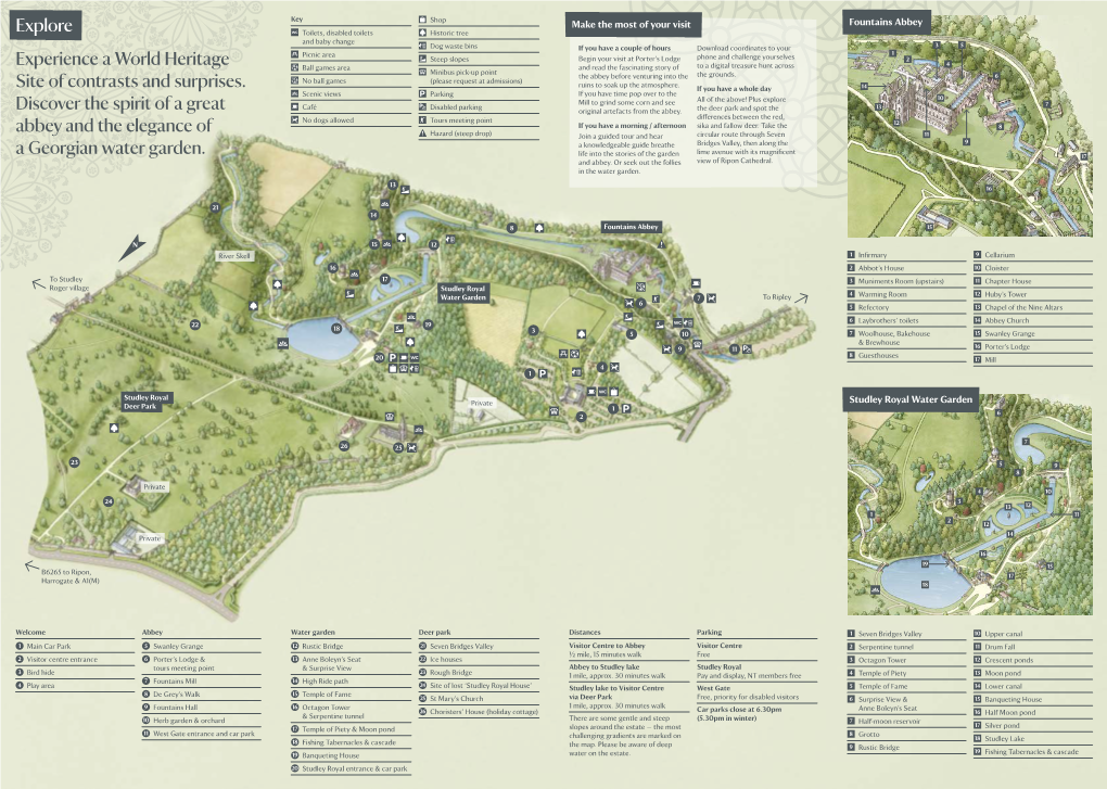 Fountains Abbey and Studley Royal