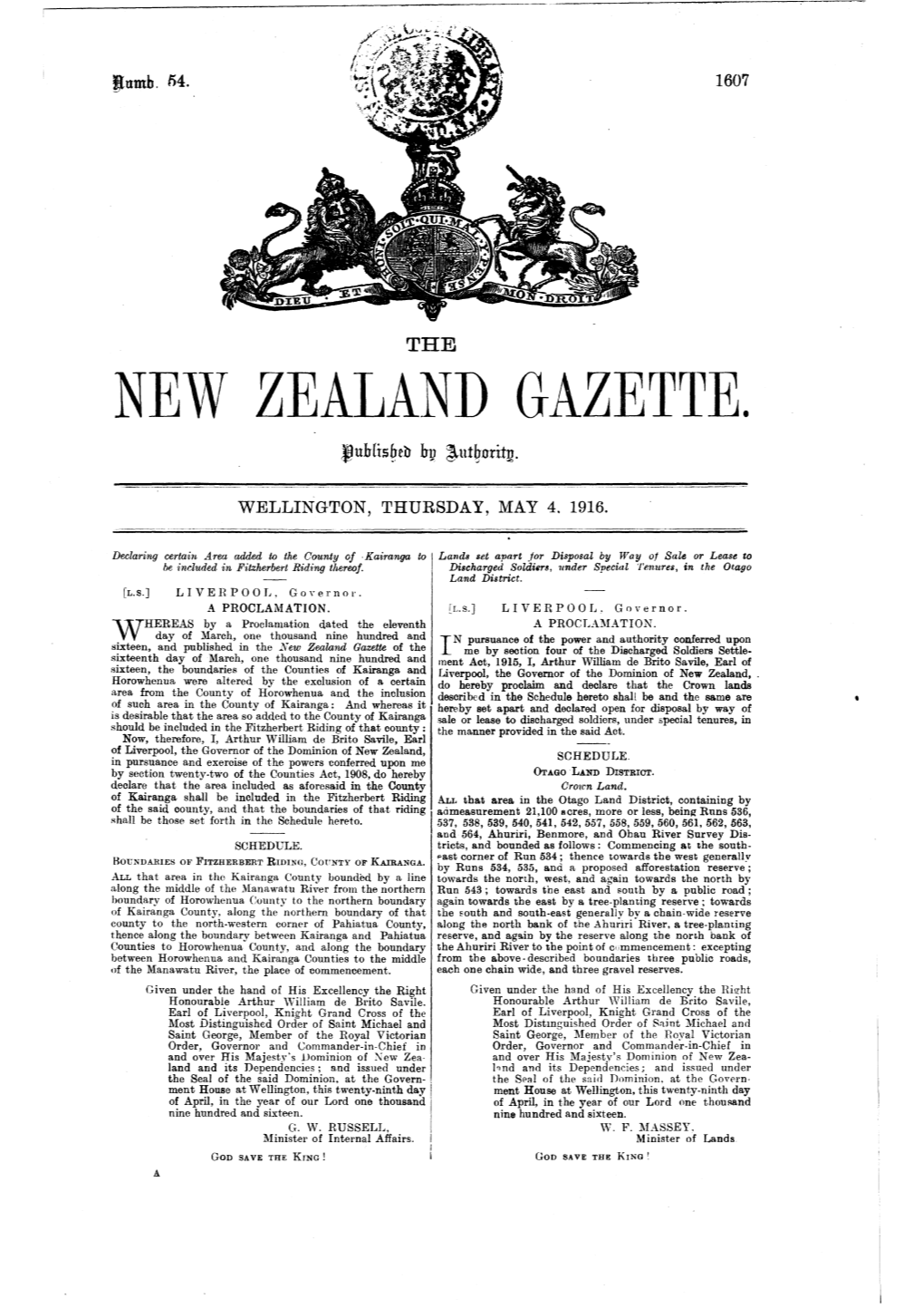 New Zealand Gazette