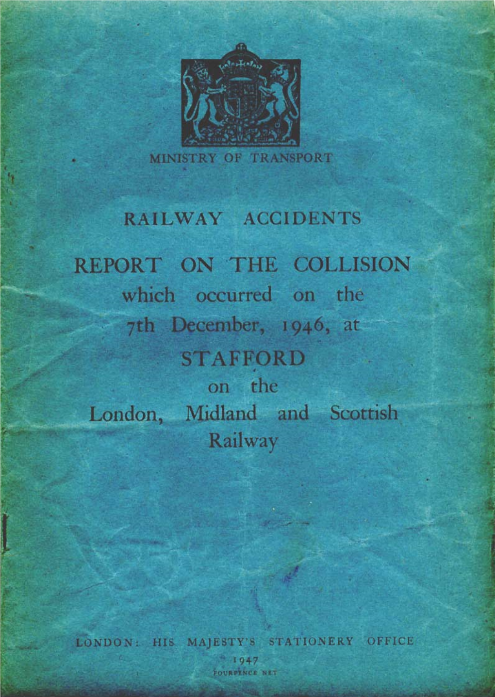 Collision. Stafford. 1946-12-07