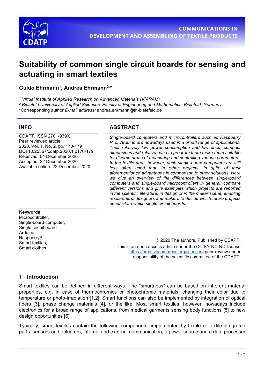 Suitability of Common Single Circuit Boards for Sensing and Actuating in Smart Textiles