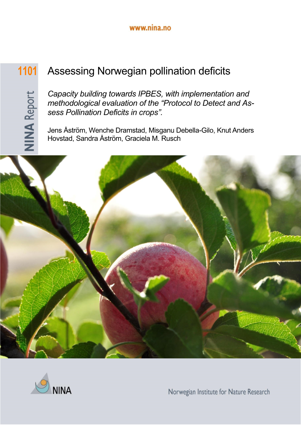 Assessing Norwegian Pollination Deficits