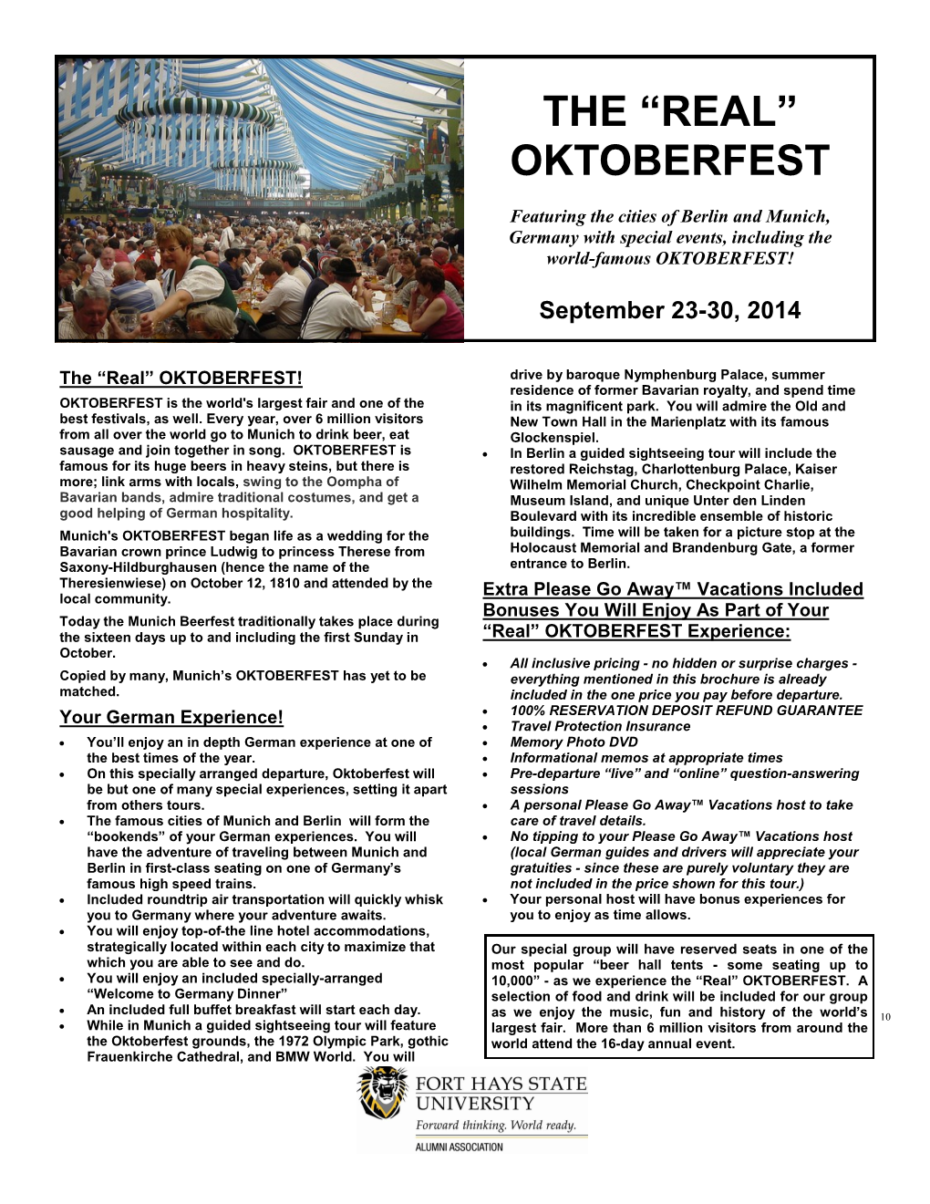 The “Real” Oktoberfest