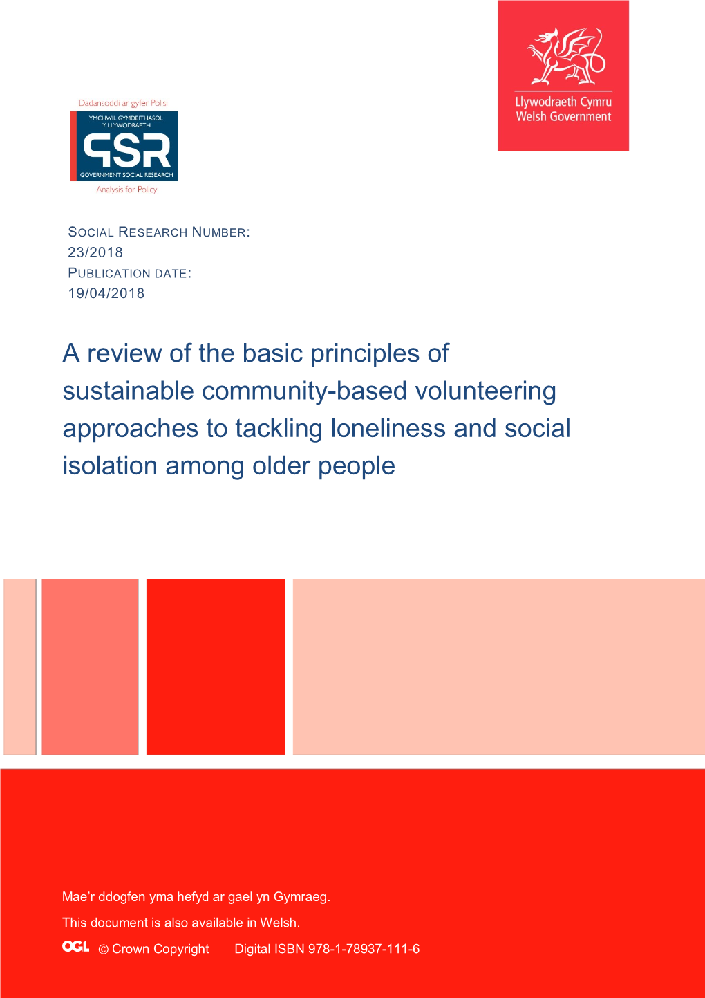 Volunteering Approaches to Tackling Loneliness and Social Isolation Among Older People , File Type