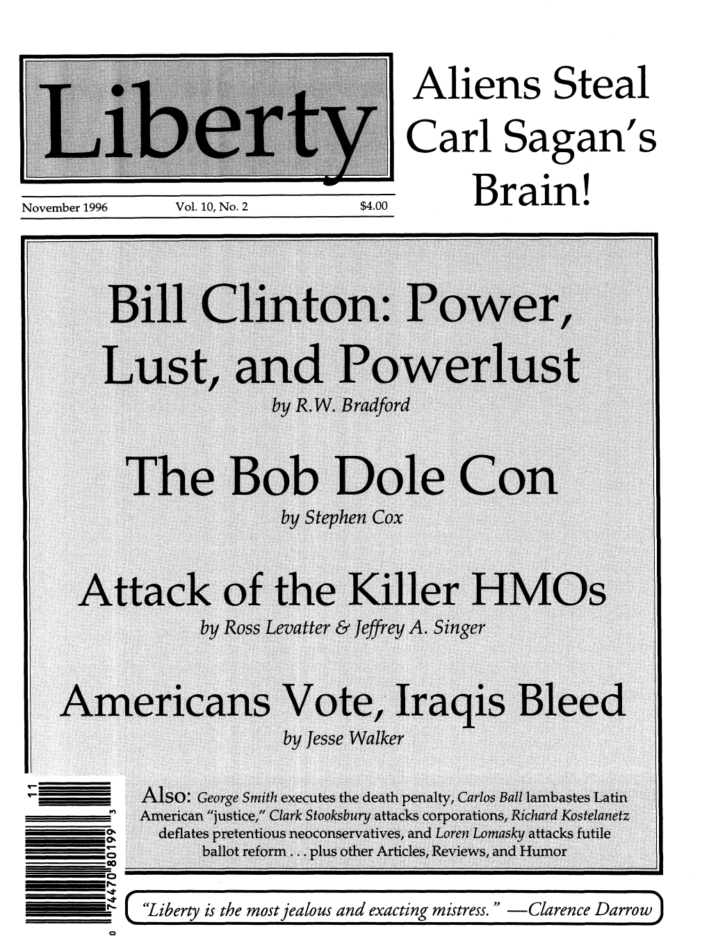 Liberty Magazine November 1996