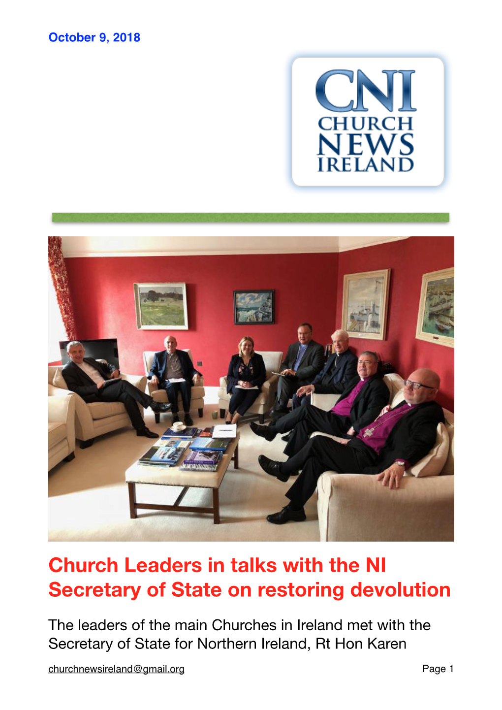 CNI News October 9