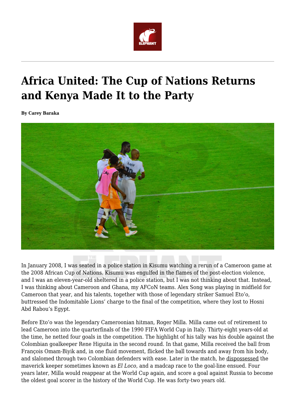 Africa United: the Cup of Nations Returns and Kenya Made It to the Party