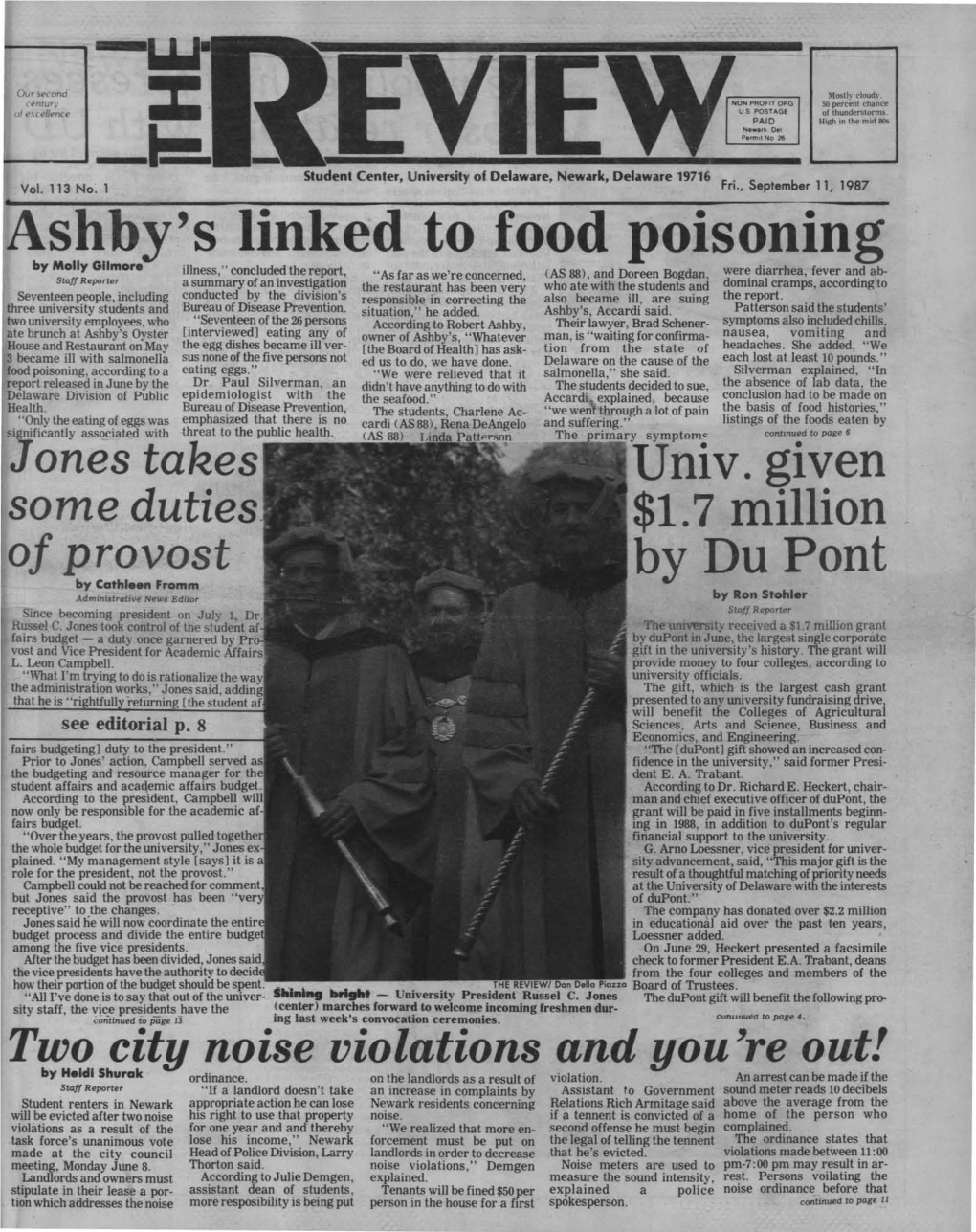 Ashby's Linked to Food Poisoning