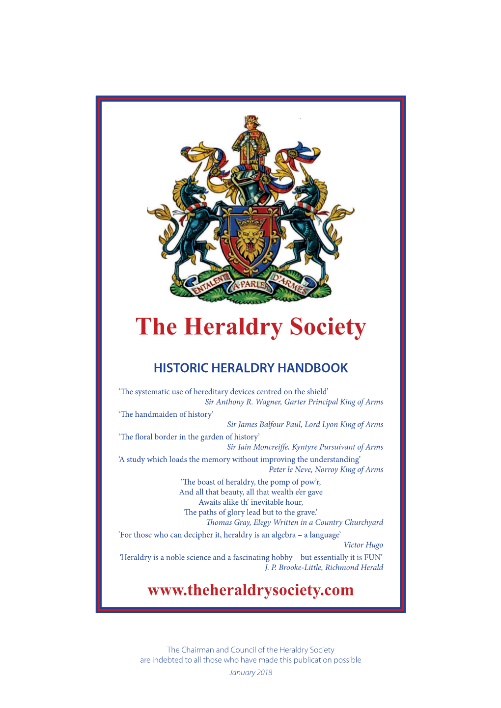 Historic Heraldry Handbook