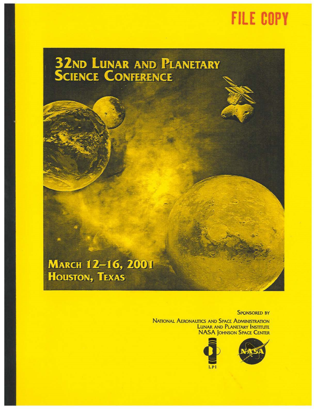 Second Lunar and Planetary Science Conference