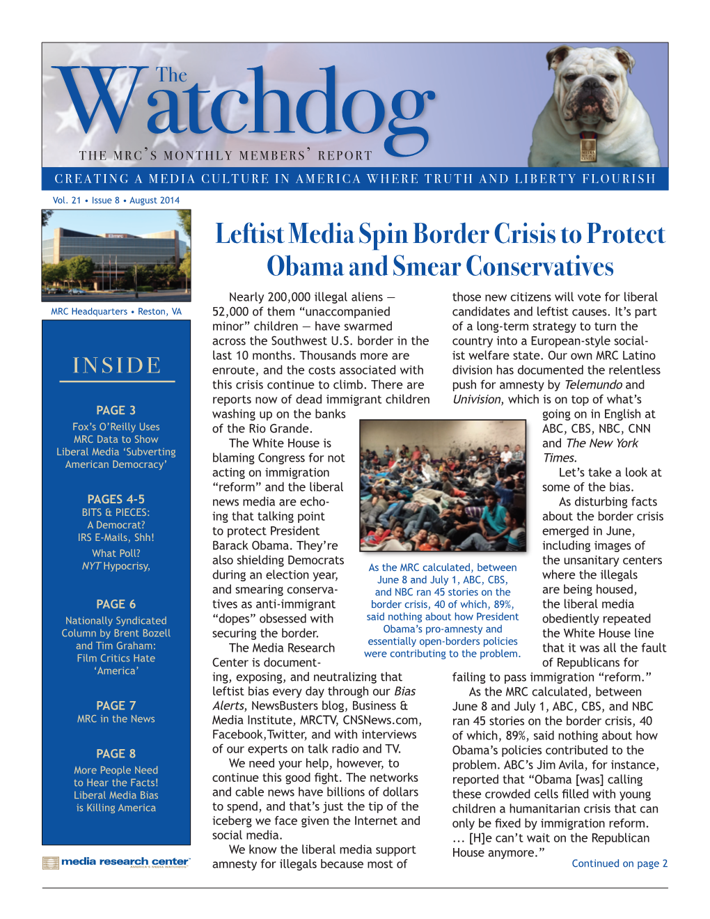 Leftist Media Spin Border Crisis to Protect Obama and Smear