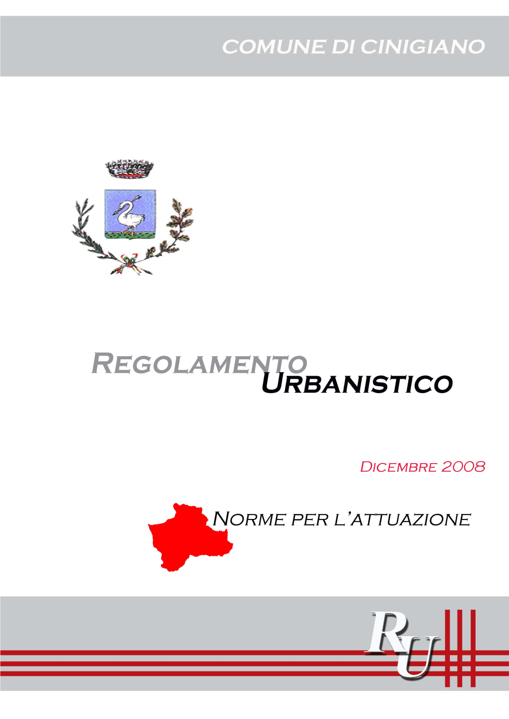 Comune Di Cinigiano - Regolamento Urbanistico