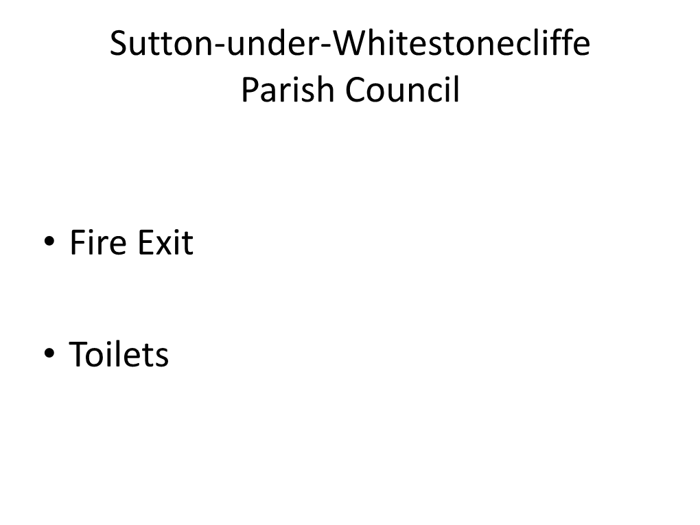 Sutton Under Whitestonecliffe Parish Council Total Sutton Bank Incidents September 2015-September 2016