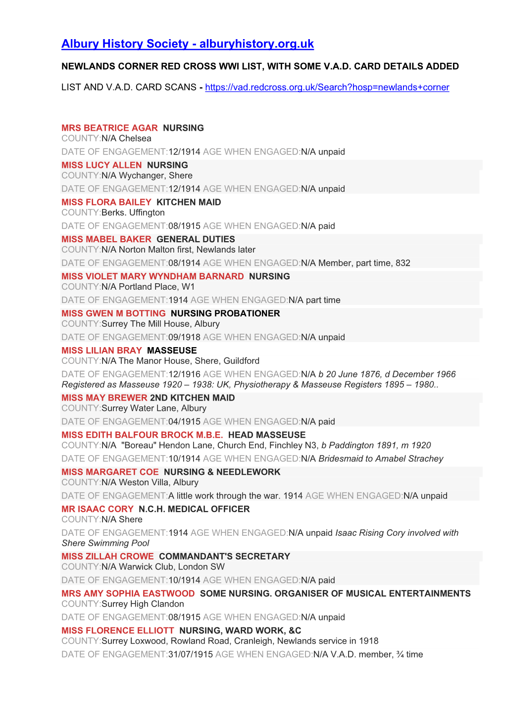 VAD Cards Newlands Corner.Pdf