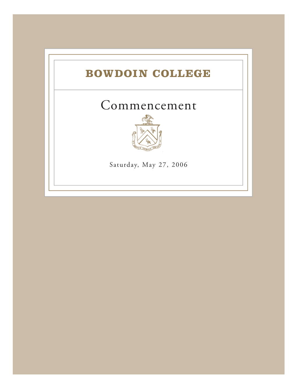 Commencement