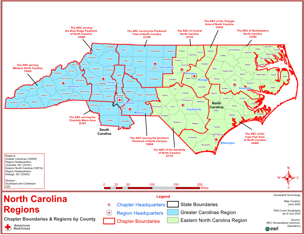 North Carolina Regions