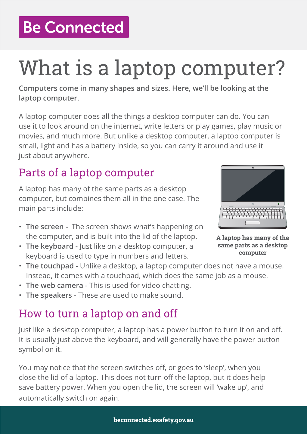 What Is a Laptop Computer? Computers Come in Many Shapes and Sizes