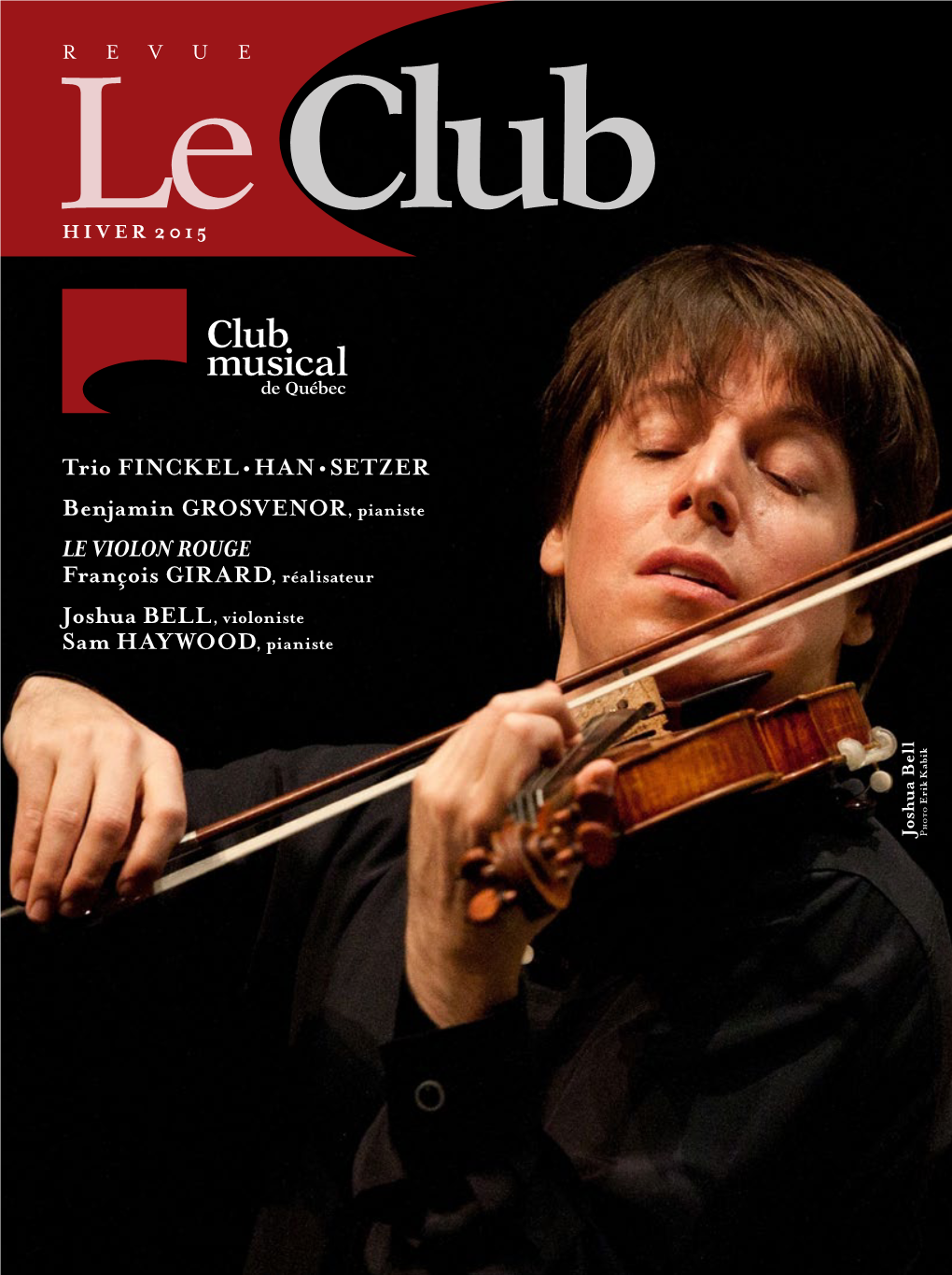 Revue Le Club Est Distribuée Gratuitement À Chacun Des Concerts Du Club Musical