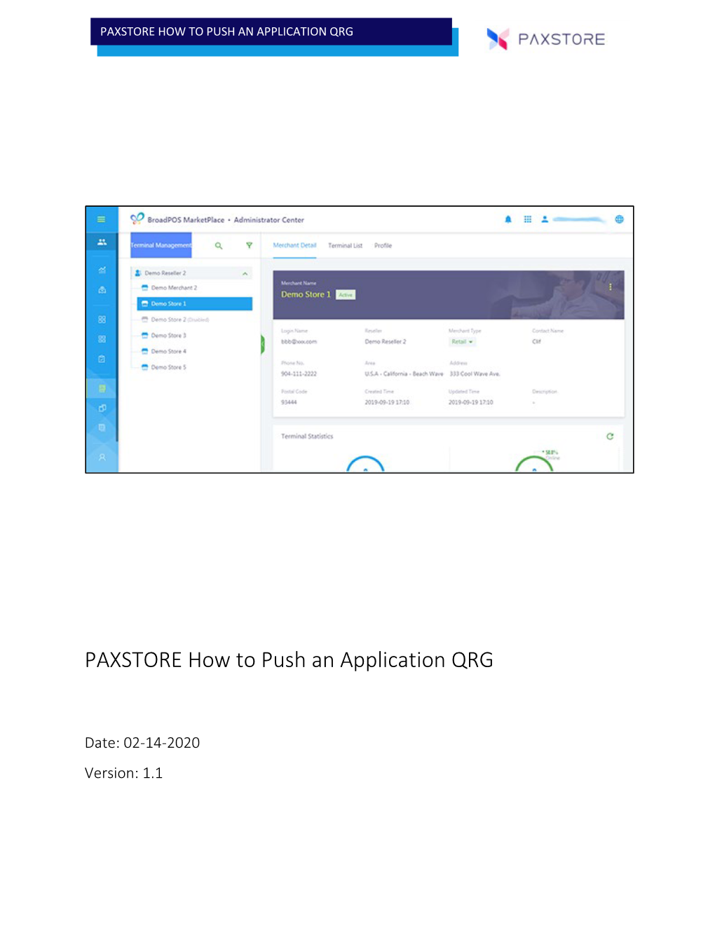 Paxstore How to Push an Application Qrg