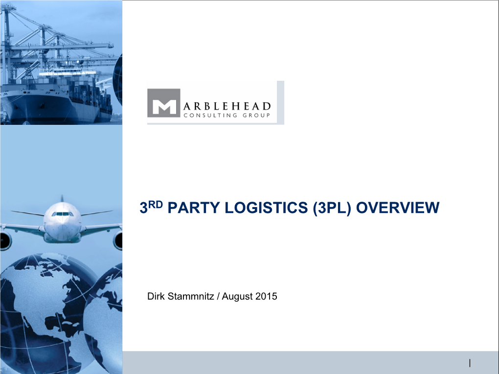 3PL Industry Overview 2015