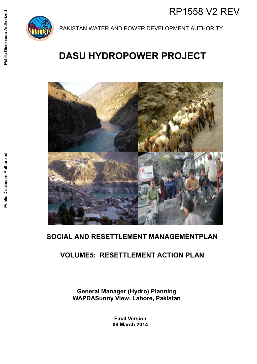 DASU HYDROPOWER PROJECT Public Disclosure Authorized