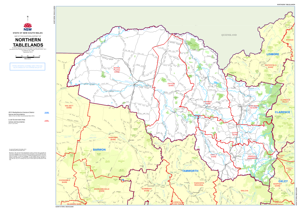 Northern Tablelands S D N a L E L B a T