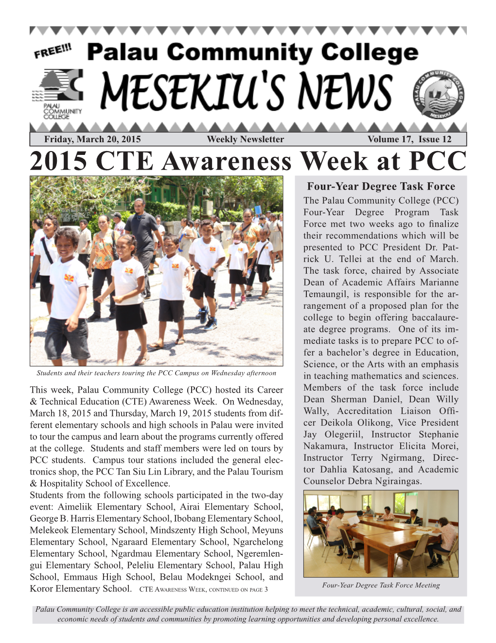 2015 CTE Awareness Week At