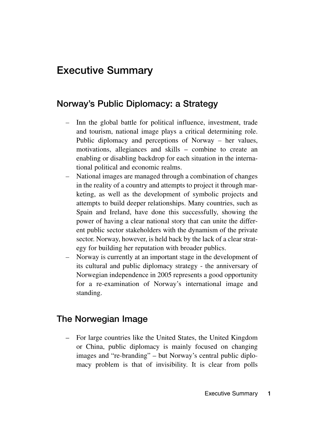 Norwegian Public Diplomacy Exesummary.Qxd 09/06/03 3:54 PM Page 3