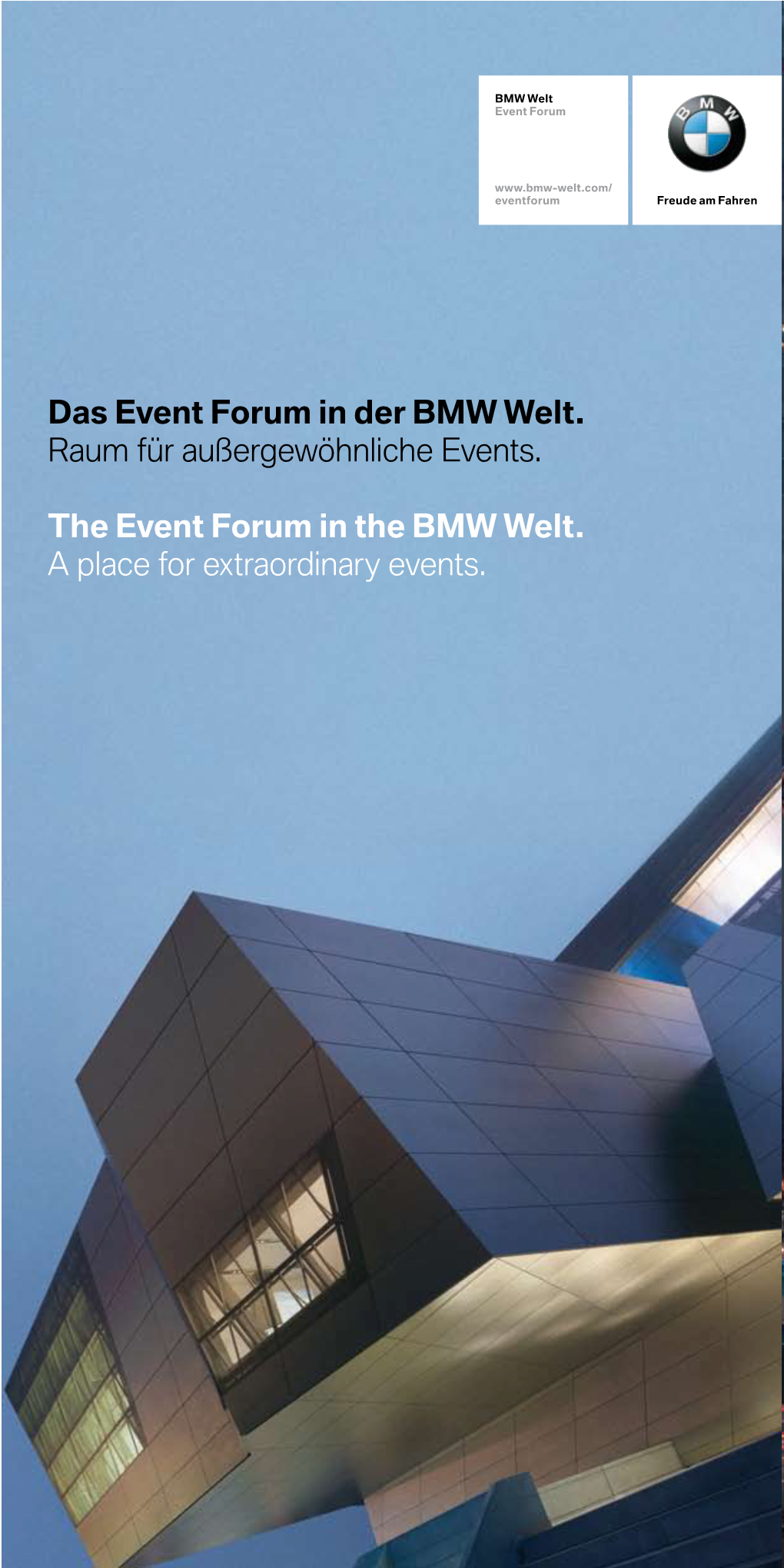 Das Event Forum in Der BMW Welt. Raum Für Außergewöhnliche Events