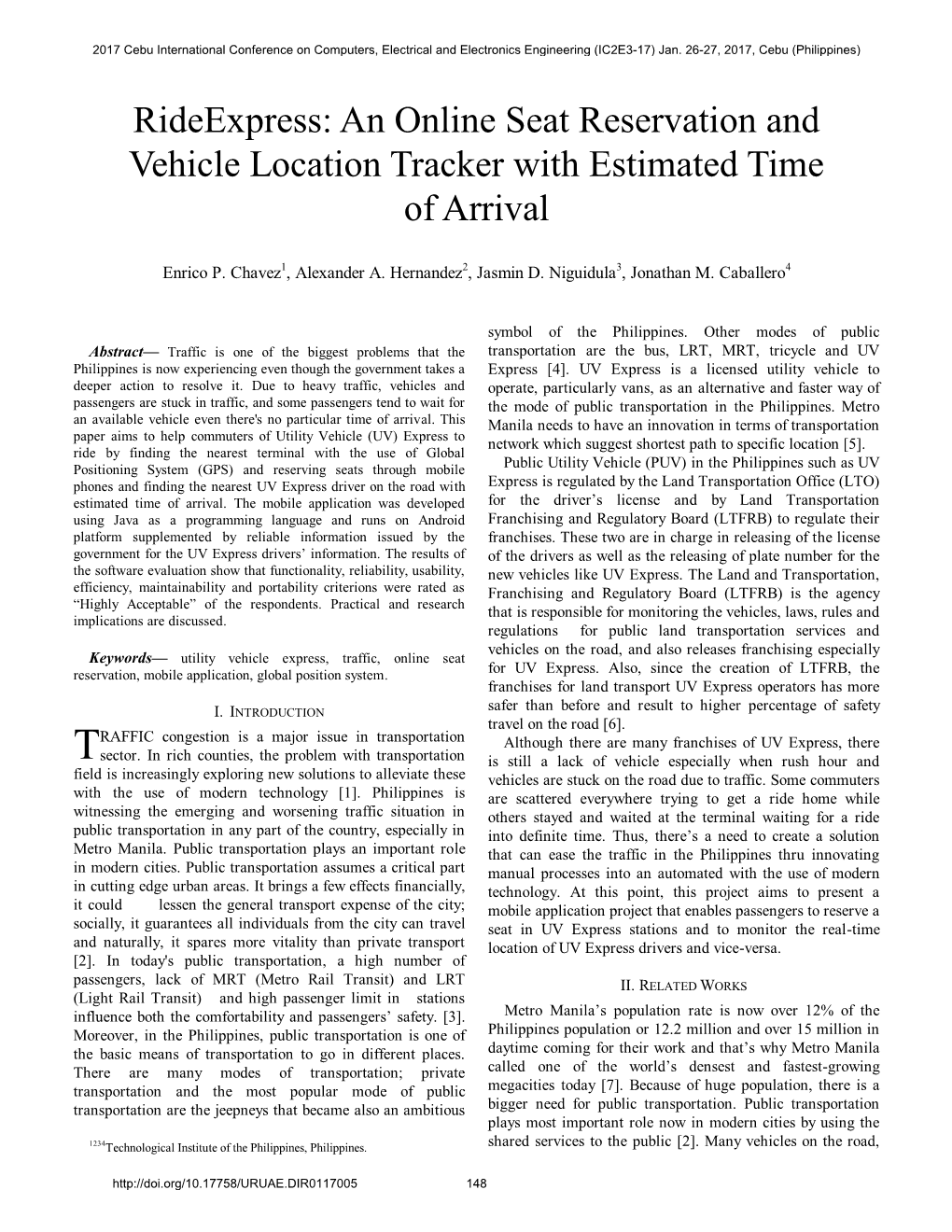 An Online Seat Reservation and Vehicle Location Tracker with Estimated Time of Arrival