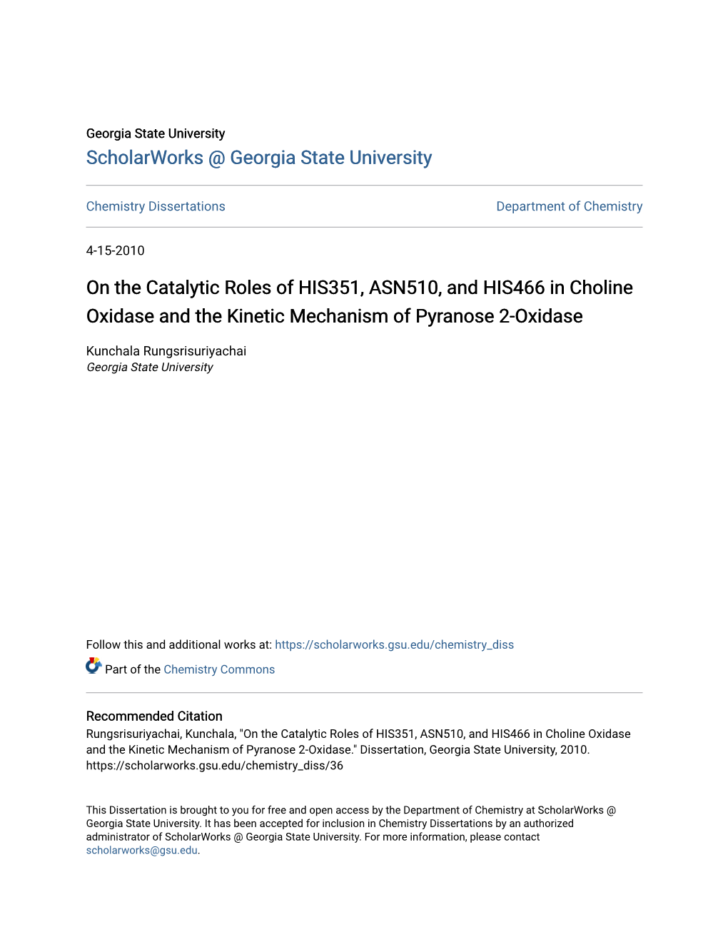 On the Catalytic Roles of HIS351, ASN510, and HIS466 in Choline Oxidase and the Kinetic Mechanism of Pyranose 2-Oxidase