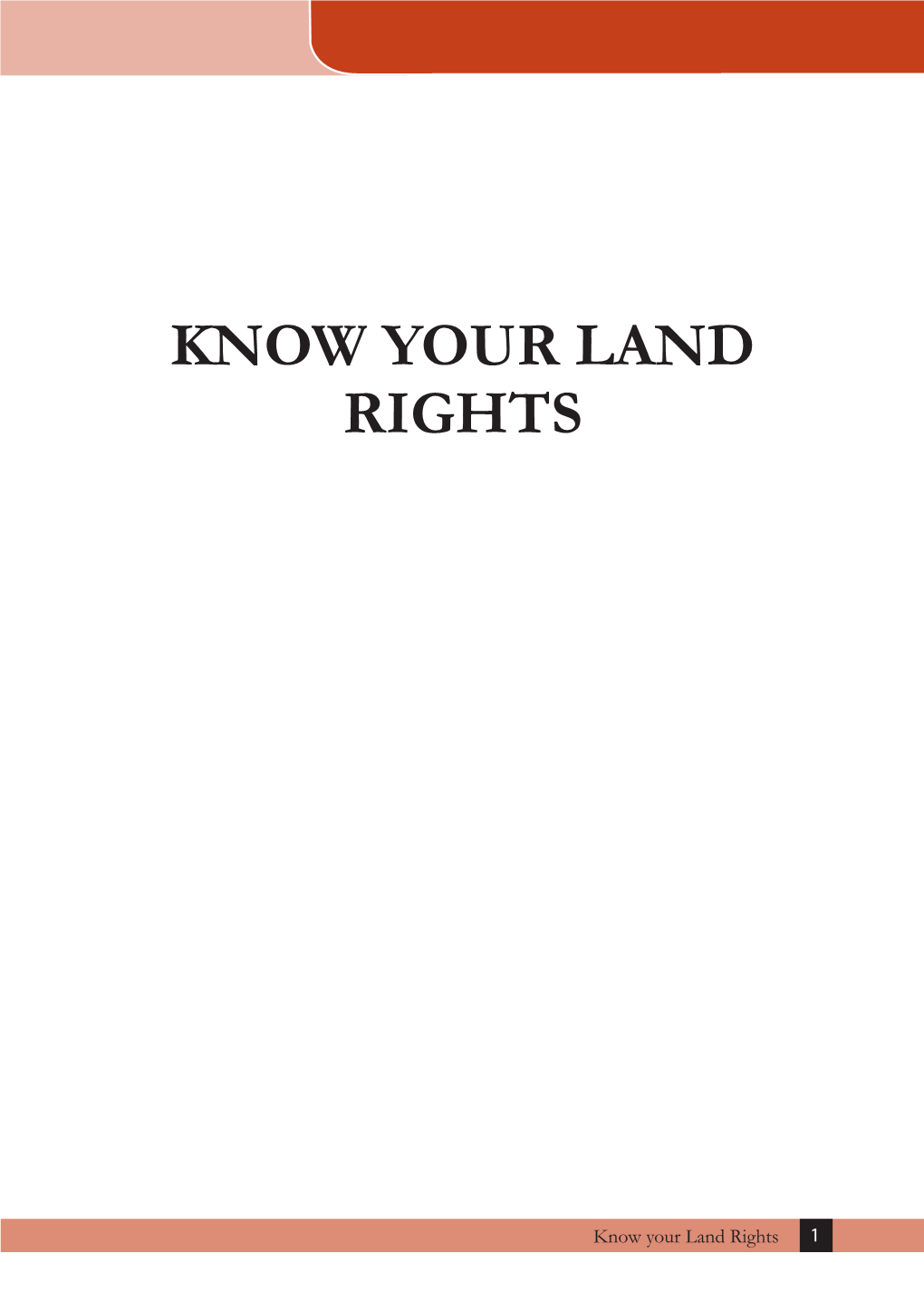 Know Your Land Rights