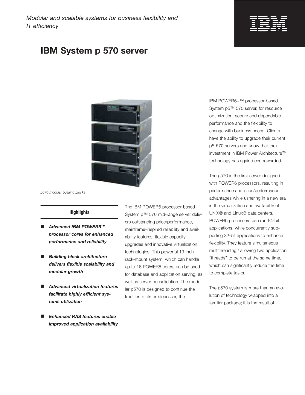 IBM System P 570 Server