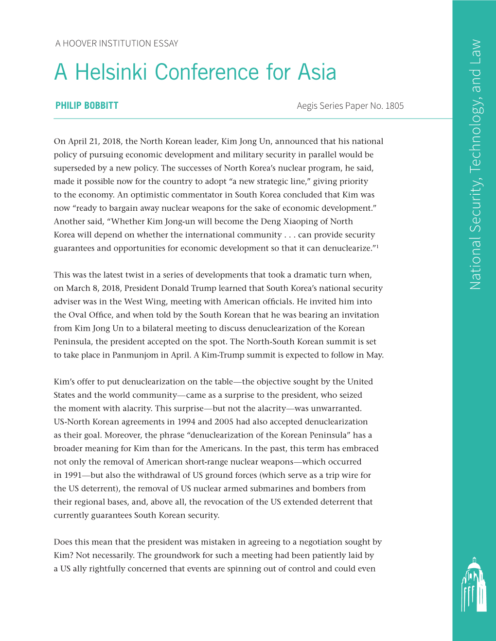 A Helsinki Conference for Asia 3