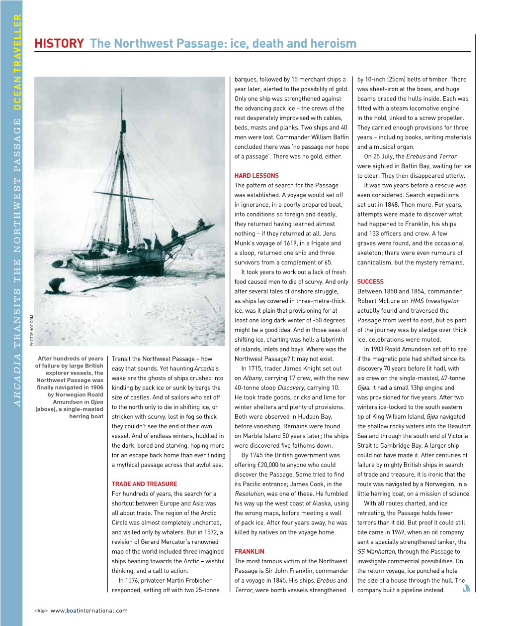 HISTORY the Northwest Passage: Ice, Death and Heroism