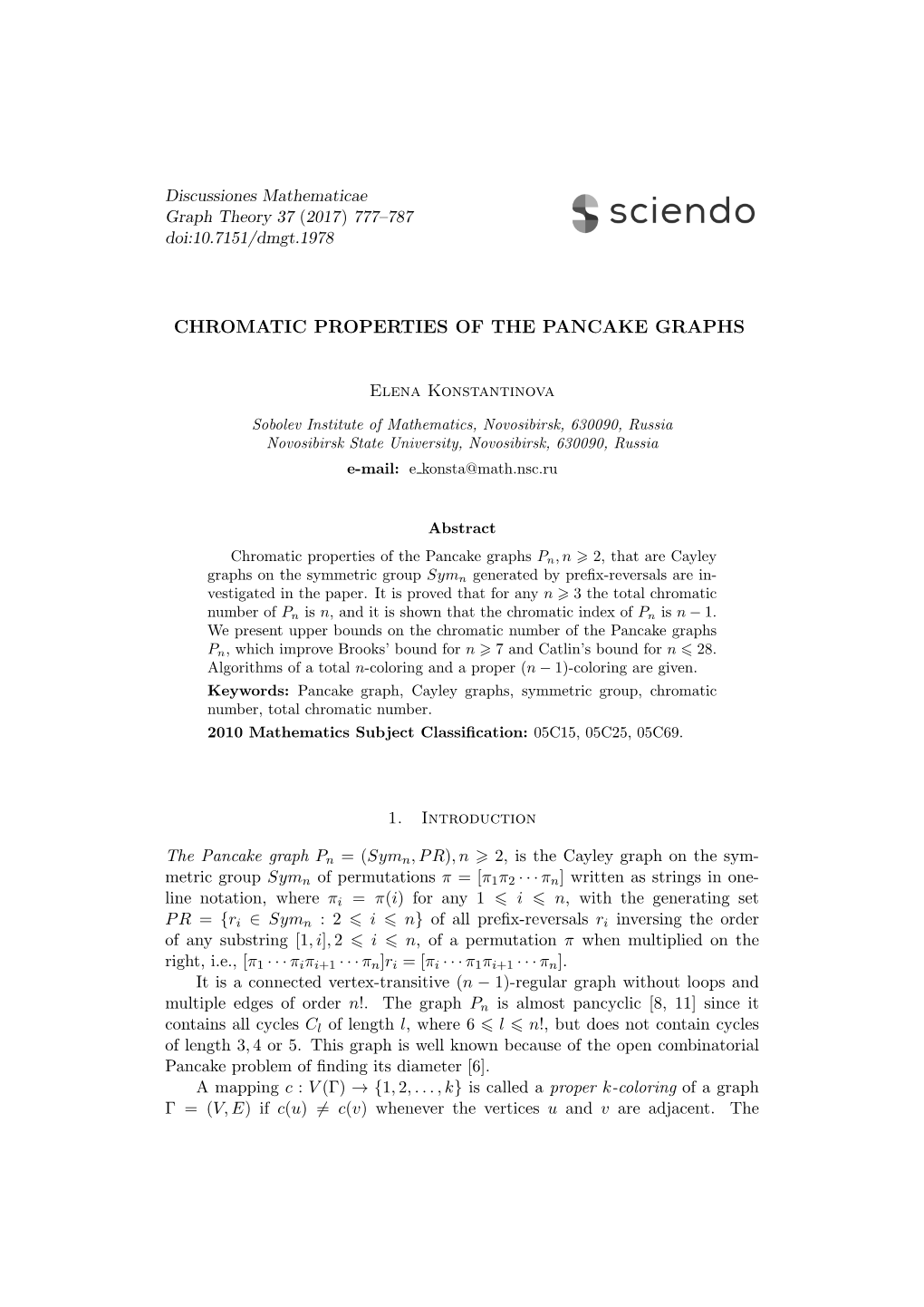 Chromatic Properties of the Pancake Graphs