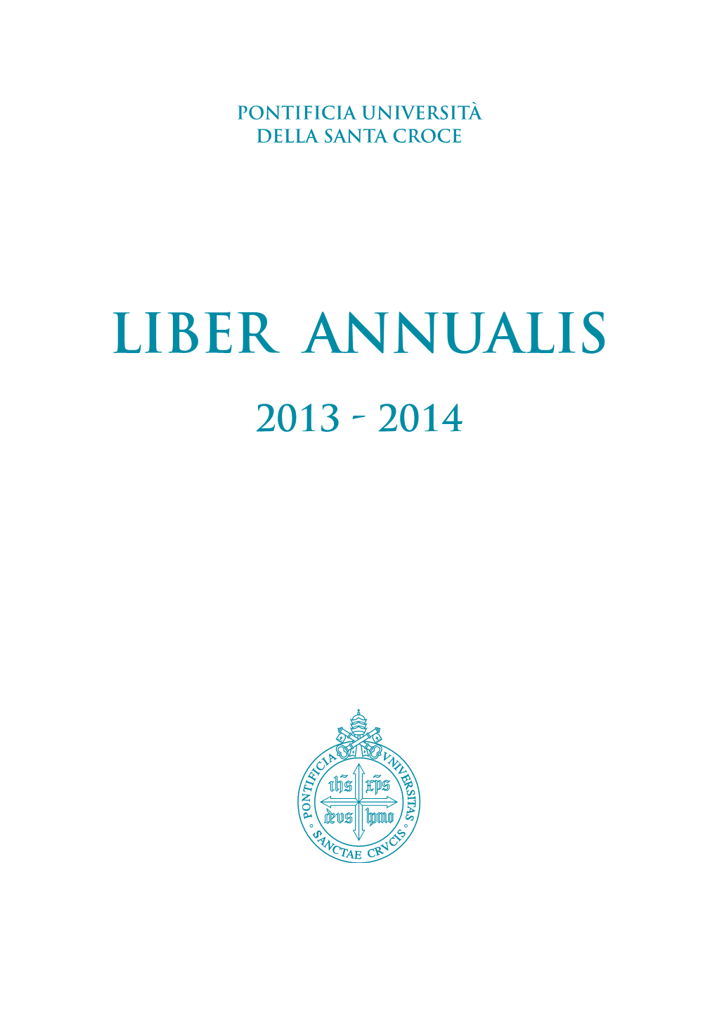 Liber Annualis 2013/2014