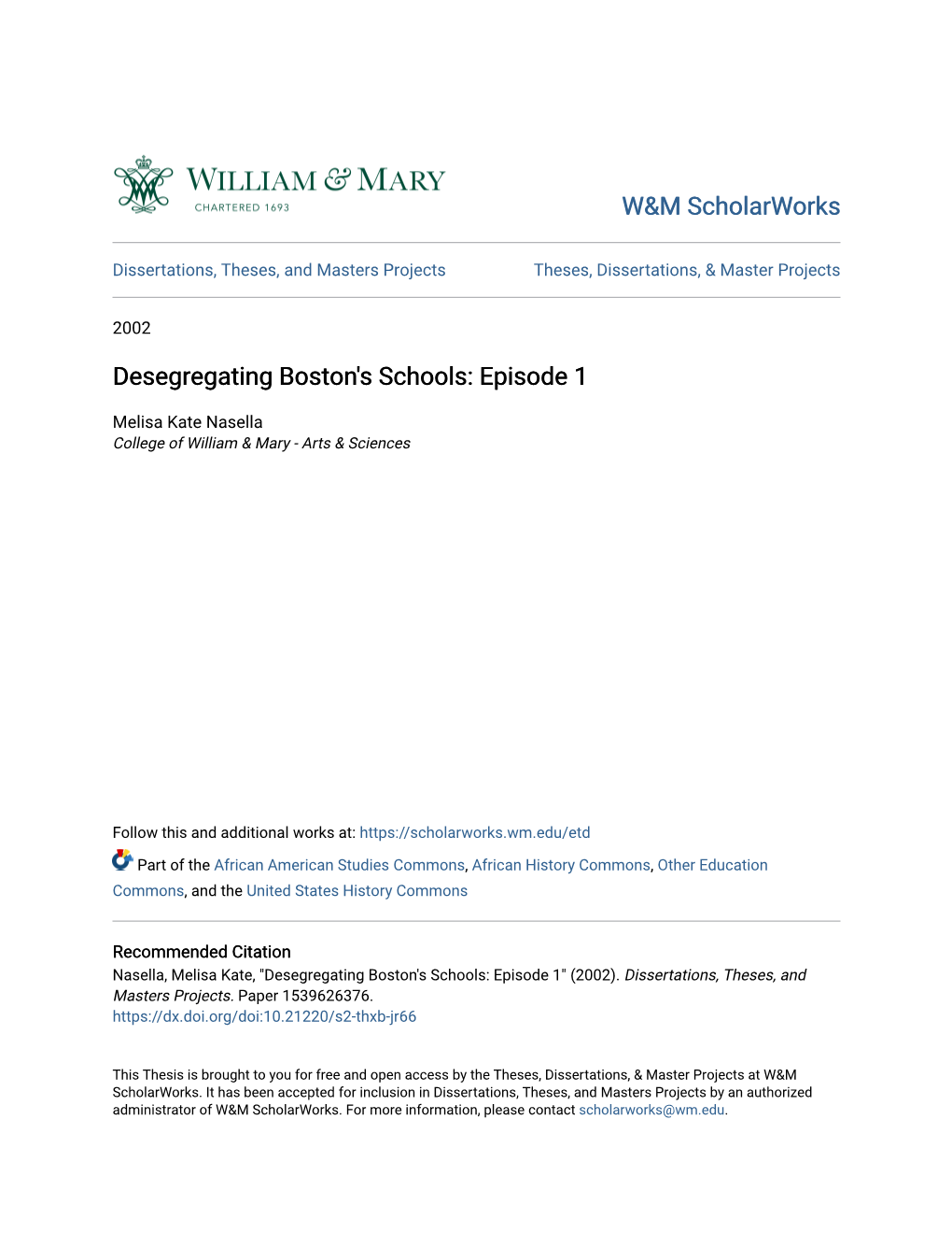 Desegregating Boston's Schools: Episode 1