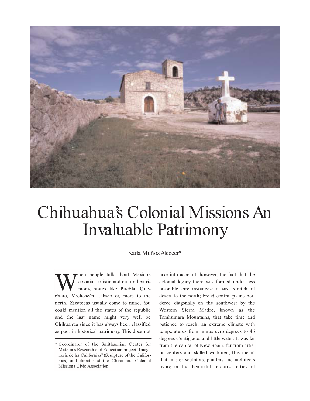 Chihuahua's Colonial Missions