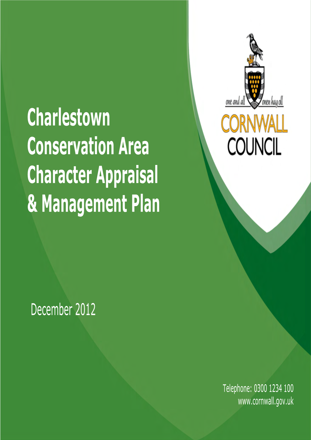 Charlestown Conservation Area Character Appraisal & Management