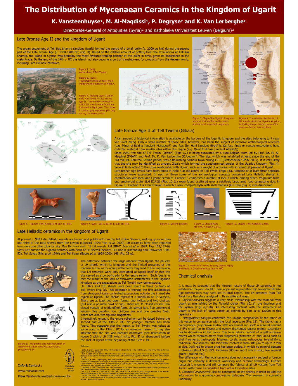 The Distribution of Mycenaean Ceramics in the Kingdom of Ugarit