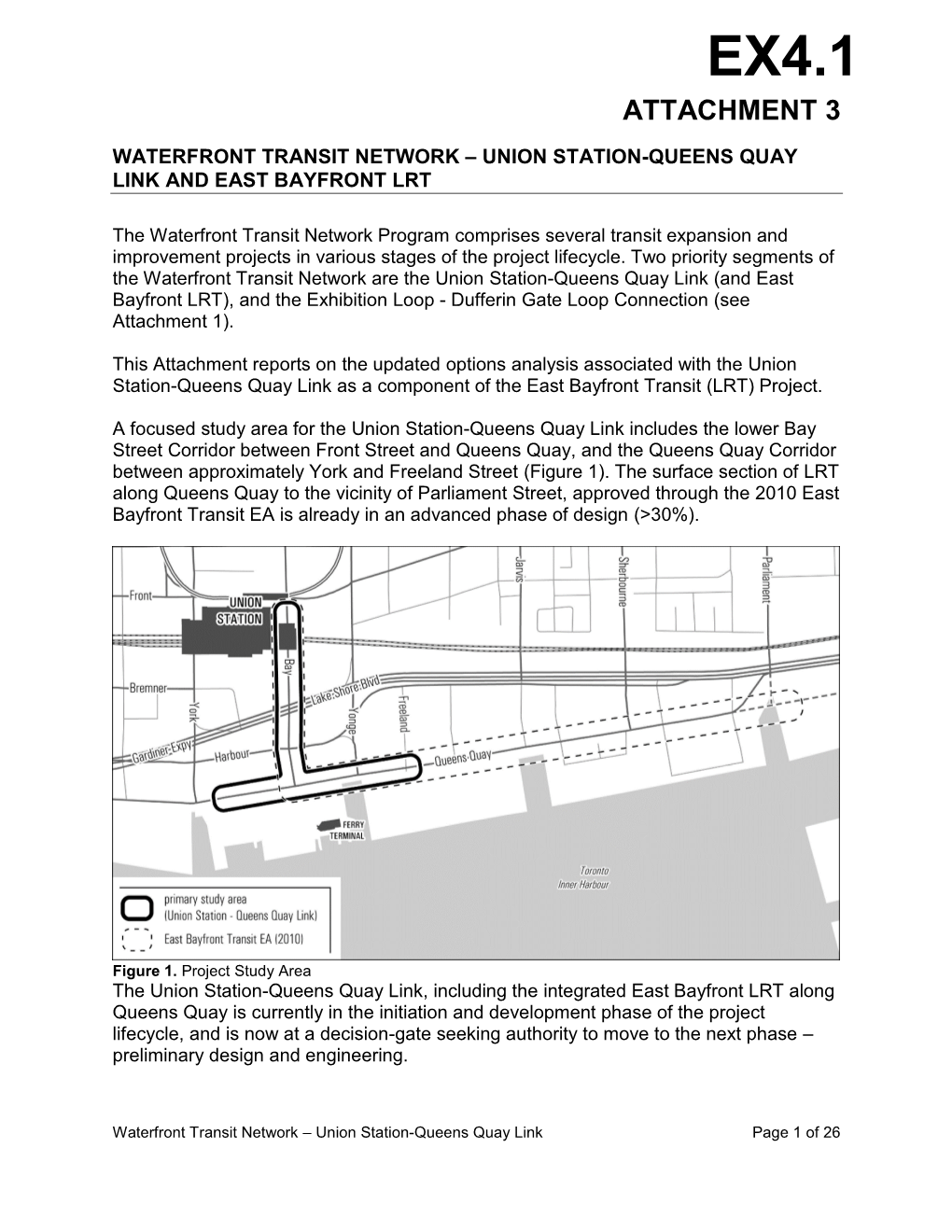 Queens Quay Link and East Bayfront Lrt