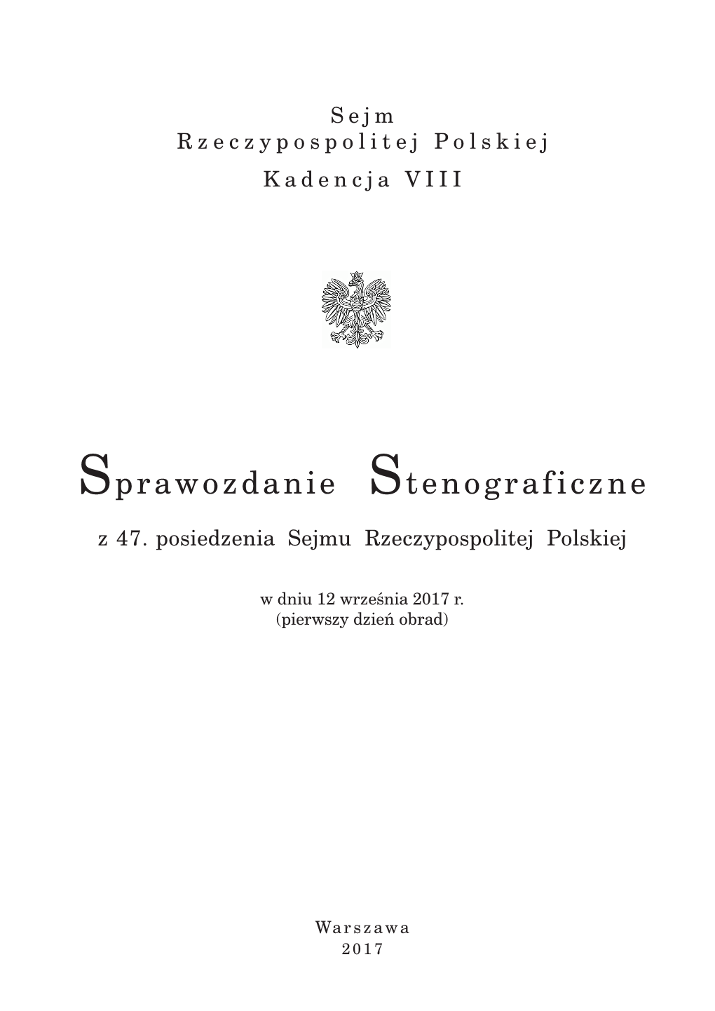 Sprawozdanie Stenograficzne Z 47