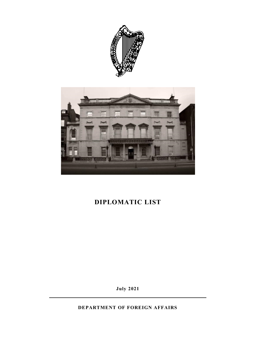 Diplomatic List July 2021