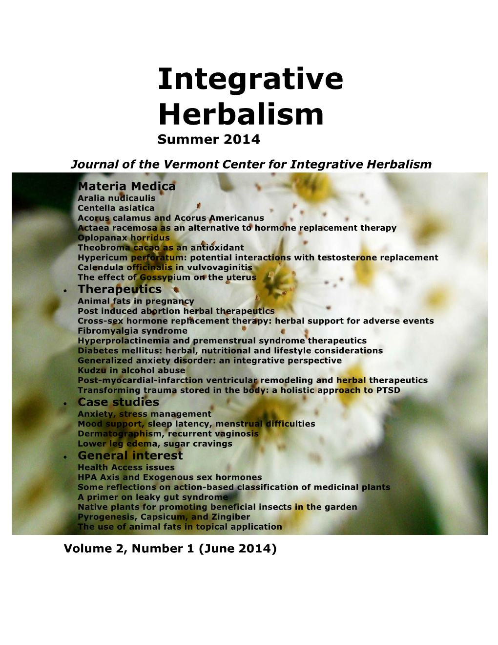 Vermont Center for Integrative Herbalism