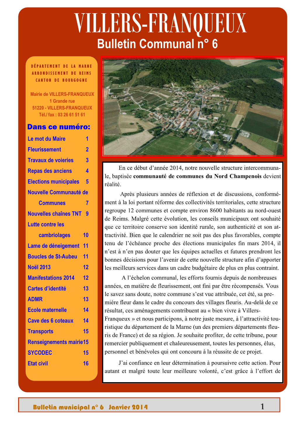 Pdf Bulletin Municipal N°06