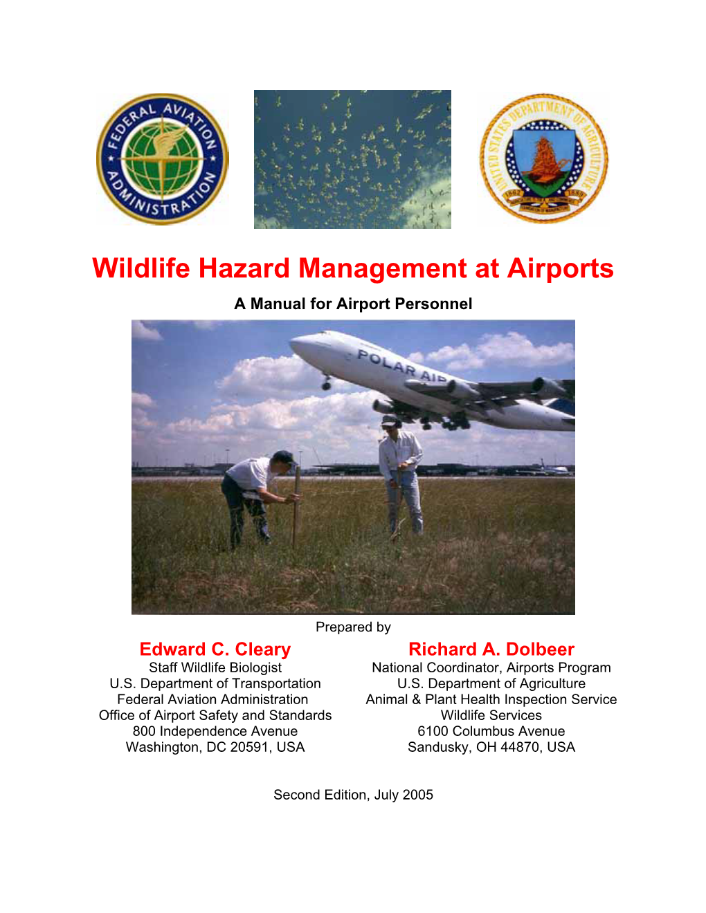 Wildlife Hazard Management at Airports Manual