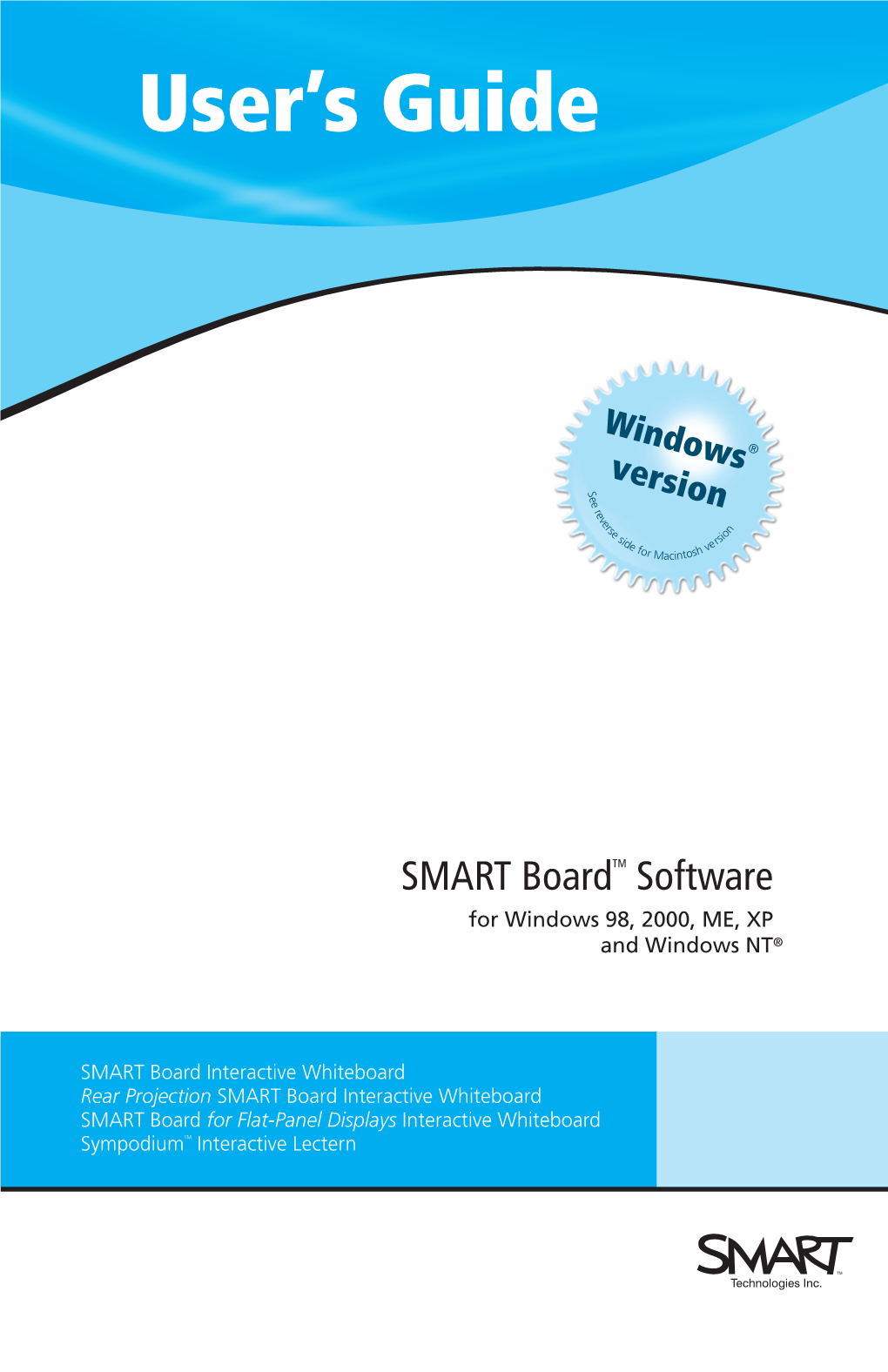 SMART Board Software User's Guide for Windows Operating Systems