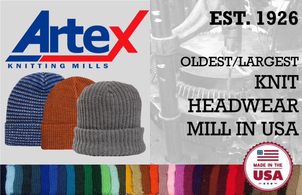 Oldest/Largest Knit Headwear Mill in Usa Women’S Styles