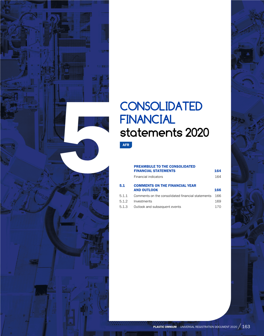 CONSOLIDATED FINANCIAL Statements 2020 RFA DPEF AFR